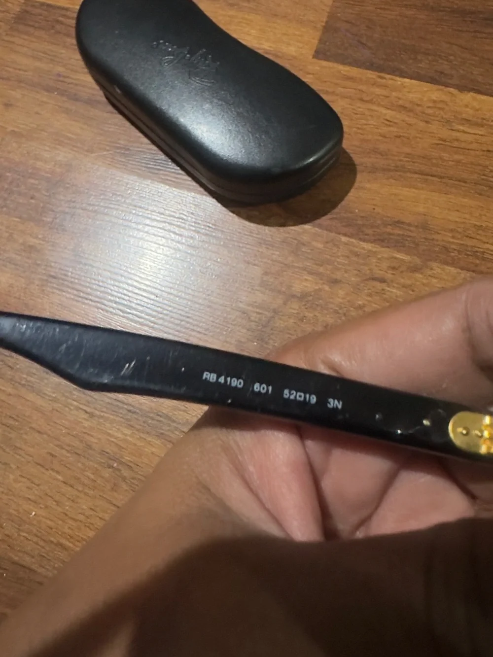 Ray-Ban Clubmaster Black and Gold Sunglasses